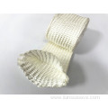 High temperature resistance white silica braided sleeve